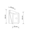 PT3901 - Sketch with dimensions PT3901 - Sketch with dimensions