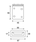 Shelf lock SHH02 Shelf lock SHH02