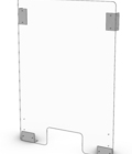 Protective wall with aluminium legs OP3 - 650 x 900 mm