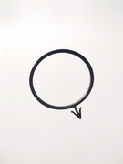 Černý držák poutače na láhev 175B