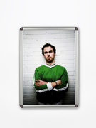 Kliprám Classic 33, kulatý roh plastový CL33PGTAB/B2, 500 x 700 mm