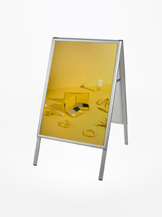 A Stand with Snapframe Classic 25, sharp corners CL25SHA A Stand with Snapframe Classic 25, sharp corners CL25SHA
