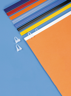 White Poster Rail 340-1W