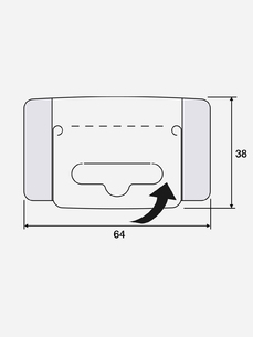 Hang Tab on roll R-57