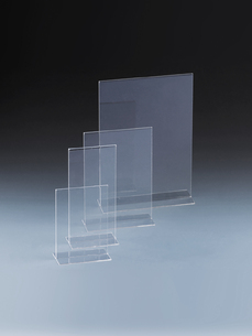 Double-sided T-shaped Counter Stand PT/xx, Portrait Double-sided T-shaped Counter Stand PT/xx, Portrait