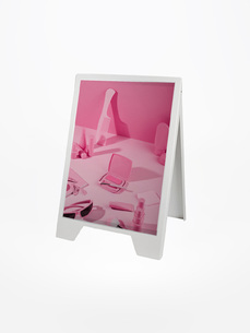 Plastic A Stand with poster pockets 254AR Plastic A Stand with poster pockets 254AR