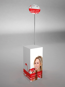 Plastový promostolek PROMO TORRE