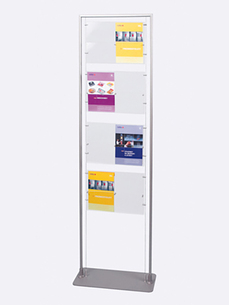 Podlahový stojan na letáky UNI CABLE/8A4