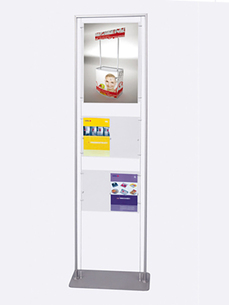 Podlahový stojan na letáky UNI CABLE/A24A4