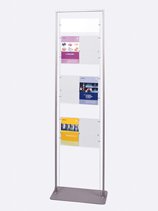 Podlahový stojan na letáky UNI CABLE/T6A4