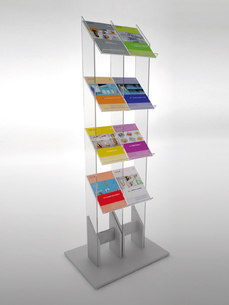 Podlahový stojan na letáky ZIG-ZAG/1D8A4