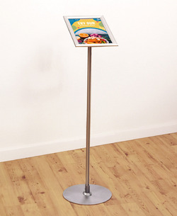 Podlahový menu stojan UNI FSCLIPA4