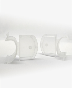 Universal banner holder in ESL rail PTEL01