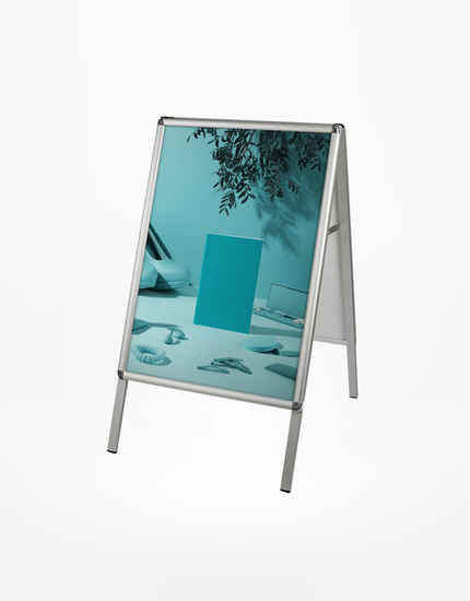 A Stand with Snapframe Classic 25, plastic corners CL25PGA A Stand with Snapframe Classic 25, plastic corners CL25PGA