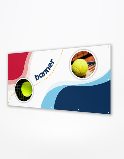 Advertising Outdoor Banner with print, dimensions 4500 x 1500 mm