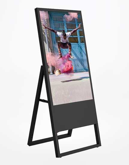 Portable display D-STAND 43, black Portable display D-STAND 43, black