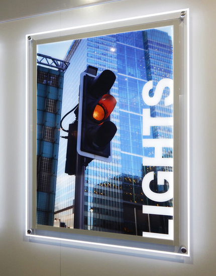 LED Acrylic Frame LEDPLEXI/B1, 700 x 1000 mm