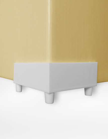 Plastic corner legs L2215W Plastic corner legs L2215W