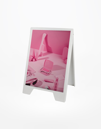 Plastic A Stand with poster pockets 254AR/A0, format A0
