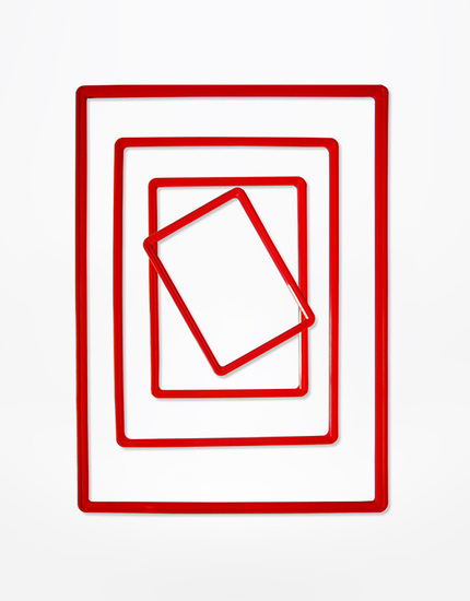 Plastic frame RA - red