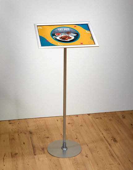 Podlahový menu stojan UNI FSCLIPA3