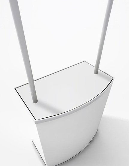 Top Board (PROMO ROTONDO), white Top Board (PROMO ROTONDO), white