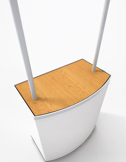 Pracovní deska (PROMO ROTONDO), dekor buk