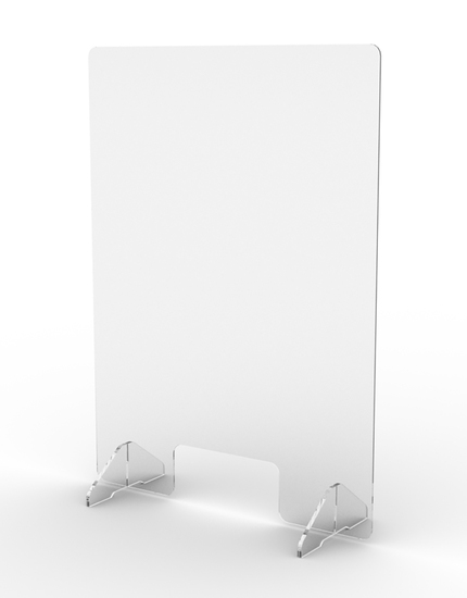 Přepážka dočasná s nožkami OP2