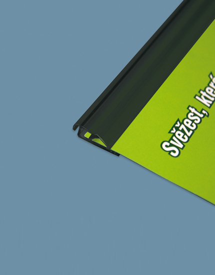 Zaklapávací plakátová lišta 343-1N